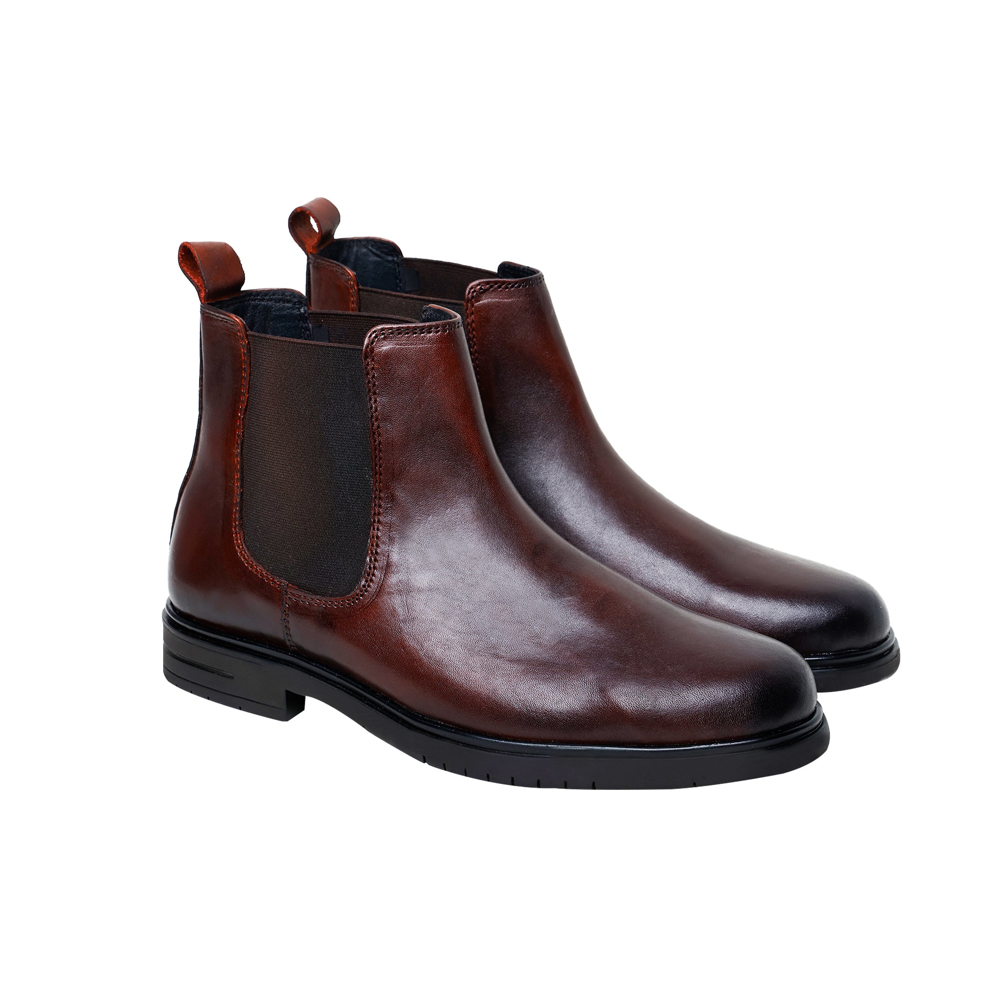 Handmade Venise Leather Chelsea Boots (LB07A)