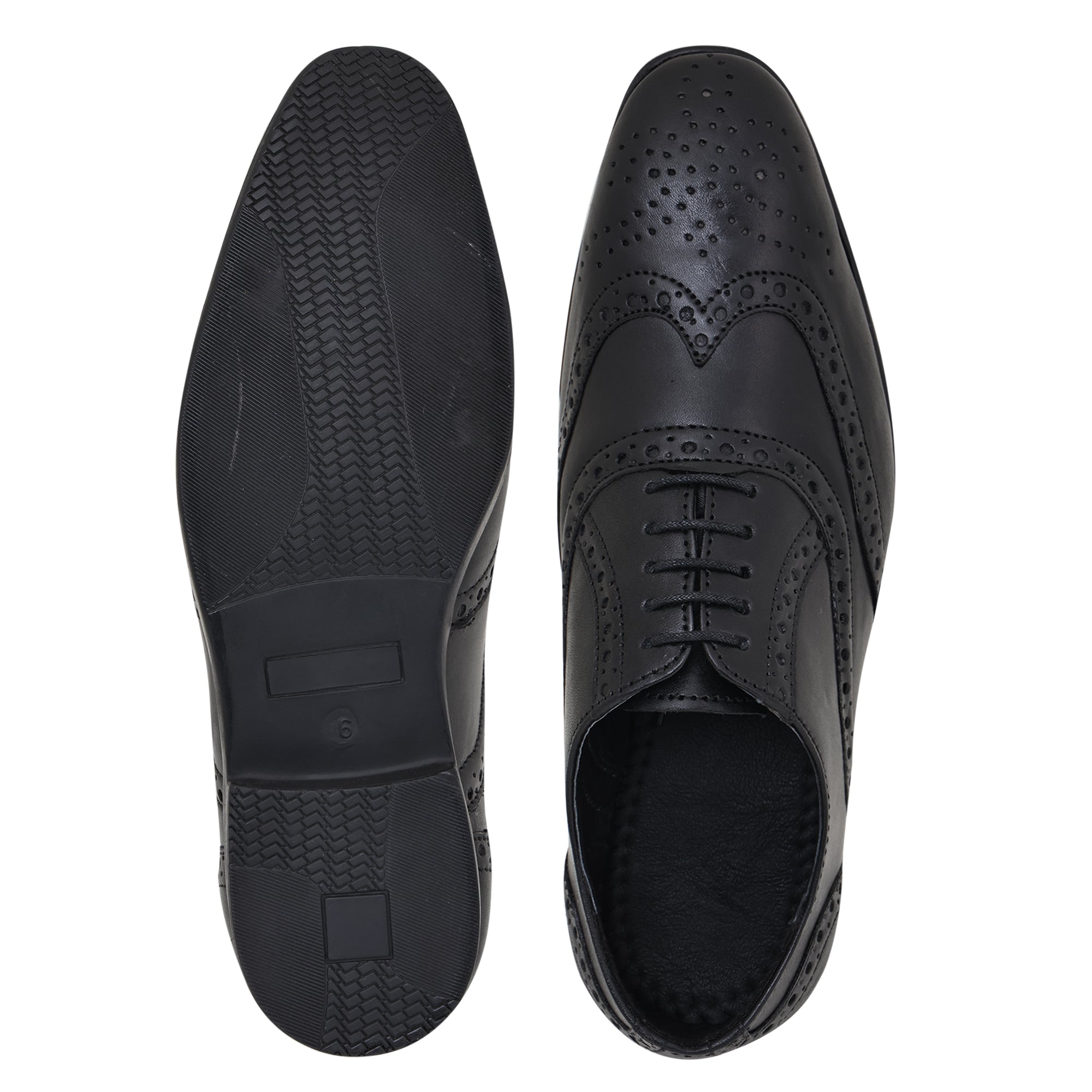Louis Blanc Italian Leather Wingtip Brogues Shoes For Men’s (LB08)