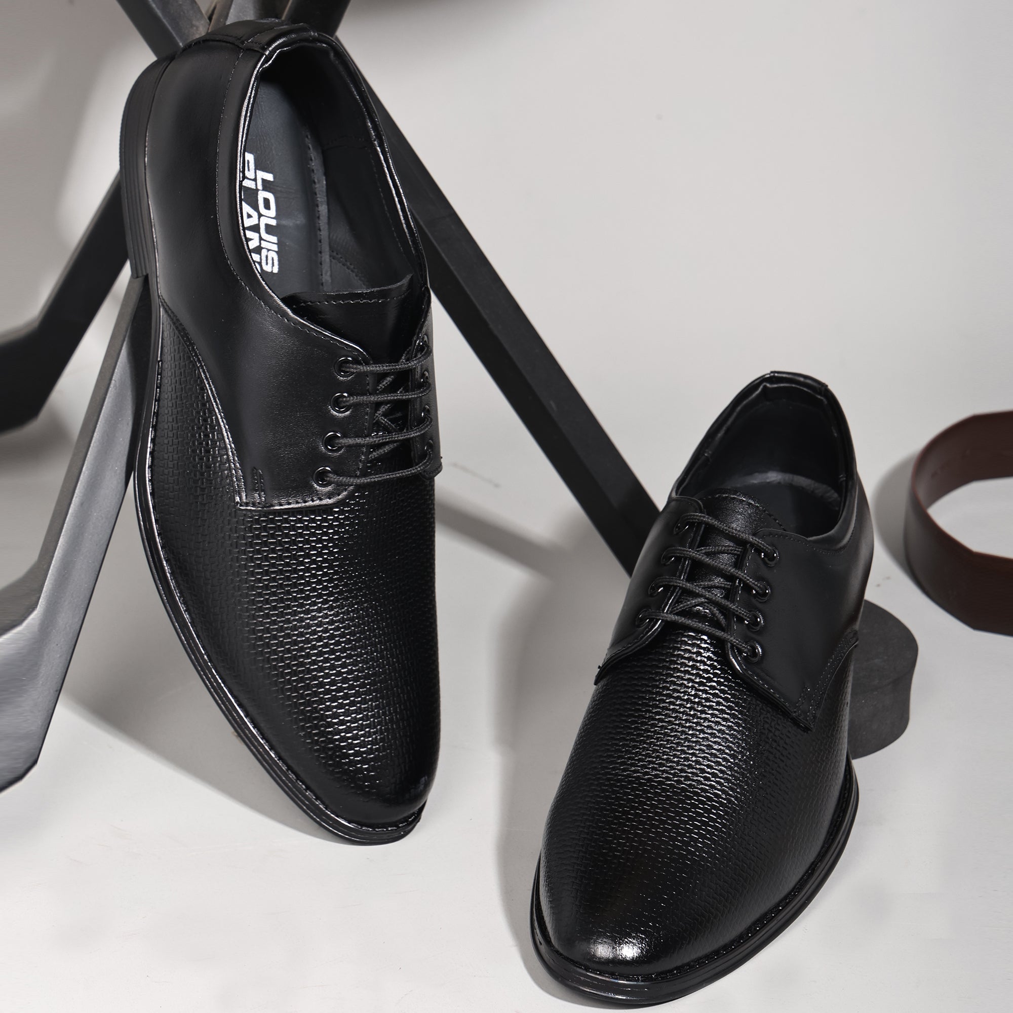 Louis Blanc Men’s Leather Formal Derby Shoes (LB37)