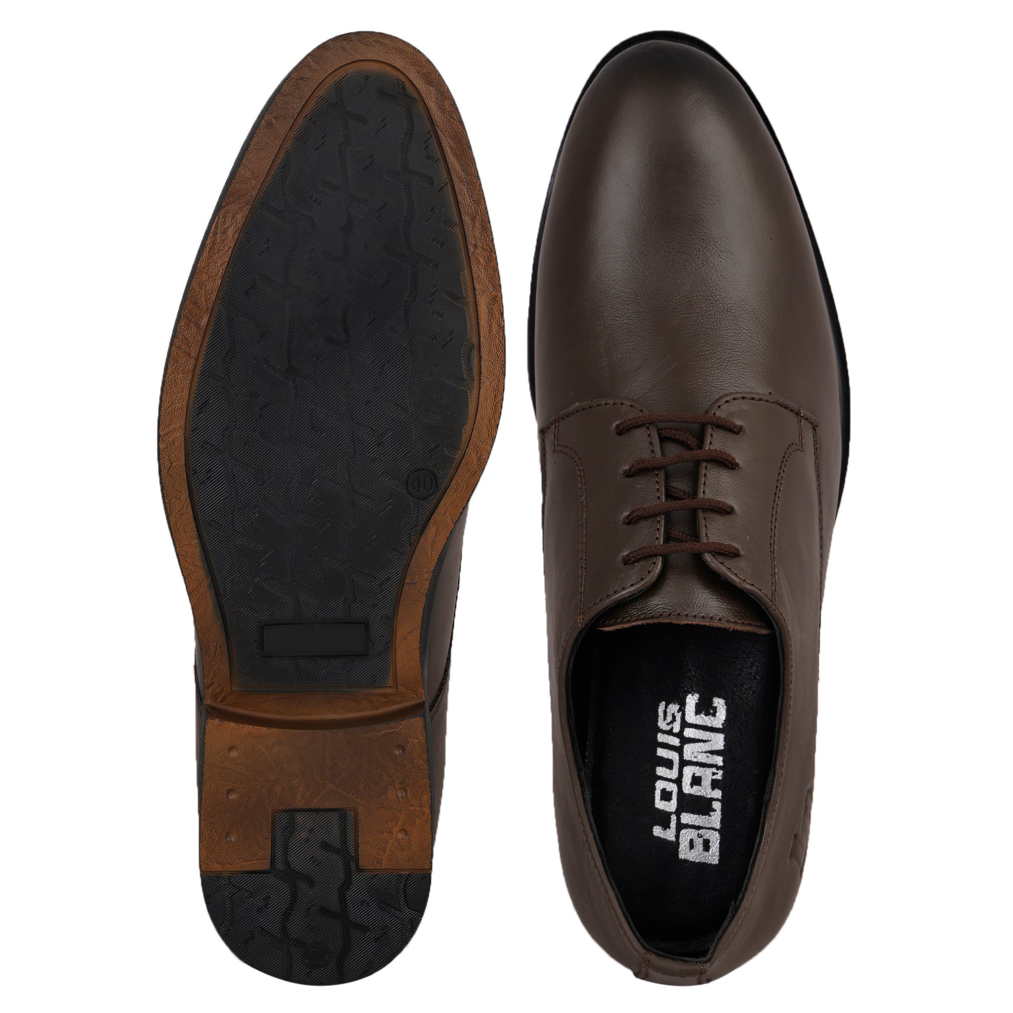 Italian Leather U Shape Shoes for Men (LB 63(A))