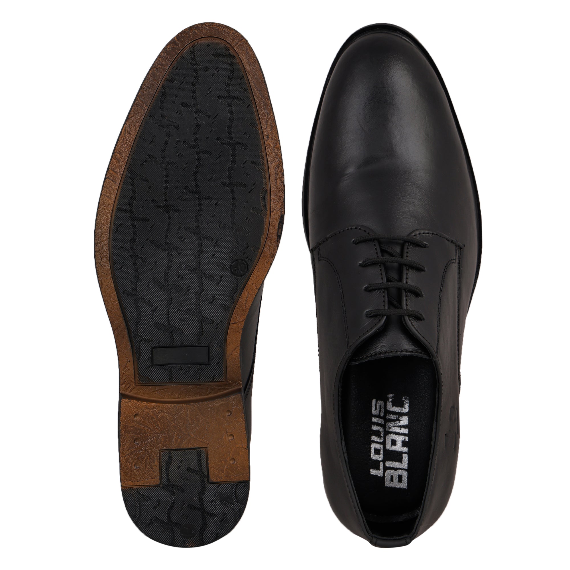 Italian Leather U Shape Shoes for Men (LB 63)