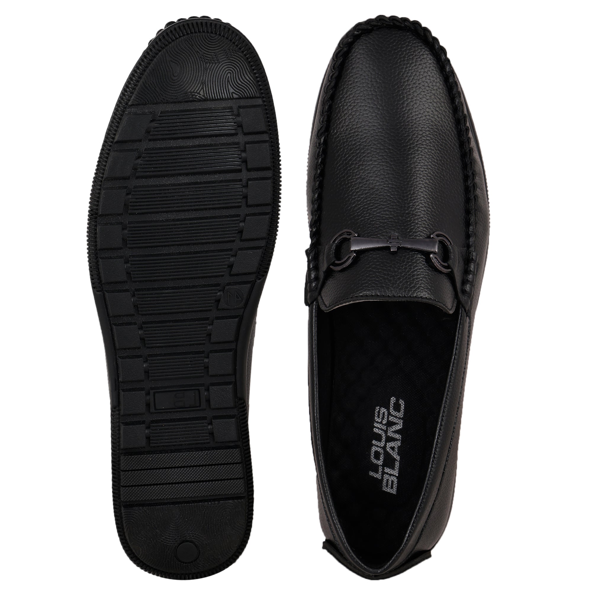 LB 40 Laredo Black Slip On Style Loafer Most Comfortable Doctor Insole With Wrinkle Free Fox Leather Loafers.